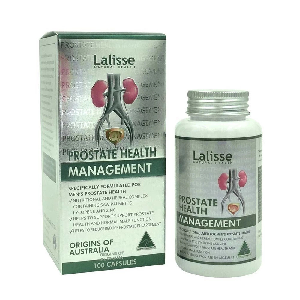 Lalisse Prostate Health Management - Giảm Các Triệu Chứng Của Phì Đại Tuyến Tiền Liệt (Hộp 30-100 Viên)