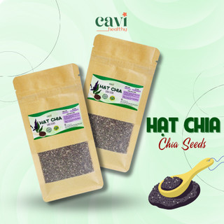 Hạt chia úc organic chia seeds gói 100gram ăn kiêng, giảm cân - túi đen black bag