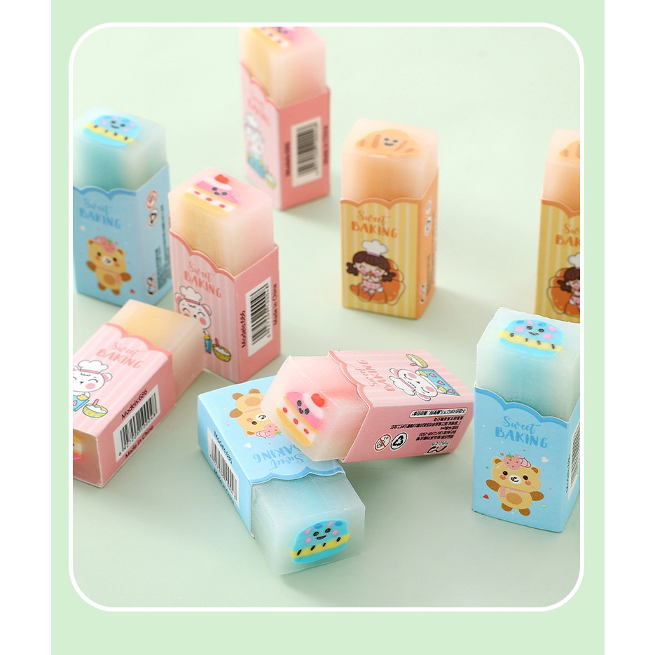 Gôm Tẩy Hình Chữ Nhật Dễ Thương Cho Bé
