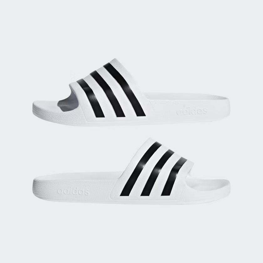 Dép quai ngang Adidas Adilette Aqua - Màu Trắng