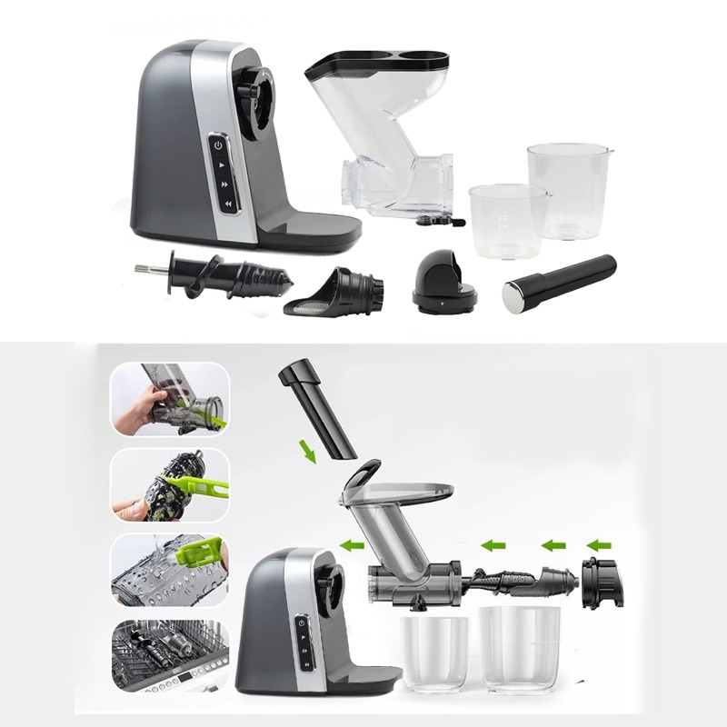 Máy ép chậm venko vs30 máy ép trái cây venko trục ngang ép khoẻ kiệt bã  Bh 12 tháng