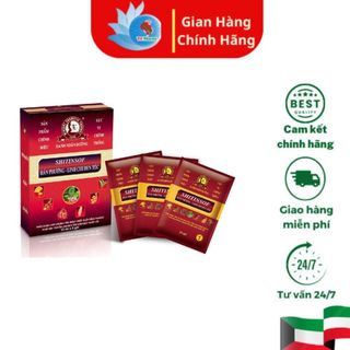 Dầu gối đen tóc Shitinsof Hán Phương Linh Chi hộp 3 gói