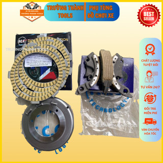 Combo Chuông côn, búa côn, lá côn Sym, Fcc chính hãng dành cho xe Dream wave, bộ côn dream wave