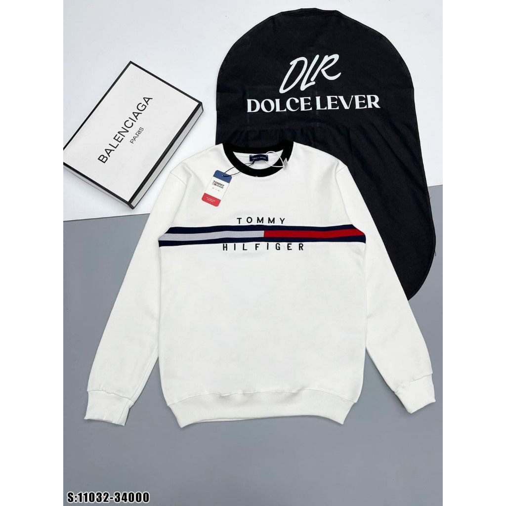 Áo Thun Nam Đen Dài Tay Phối Tú Kèm Khóa Cực Đẹp