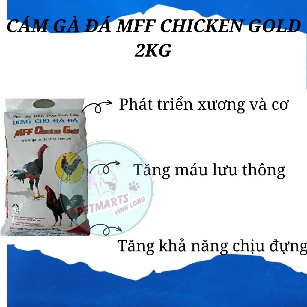 Thức Ăn Gà Đá MFF Chicken Gold 2kg