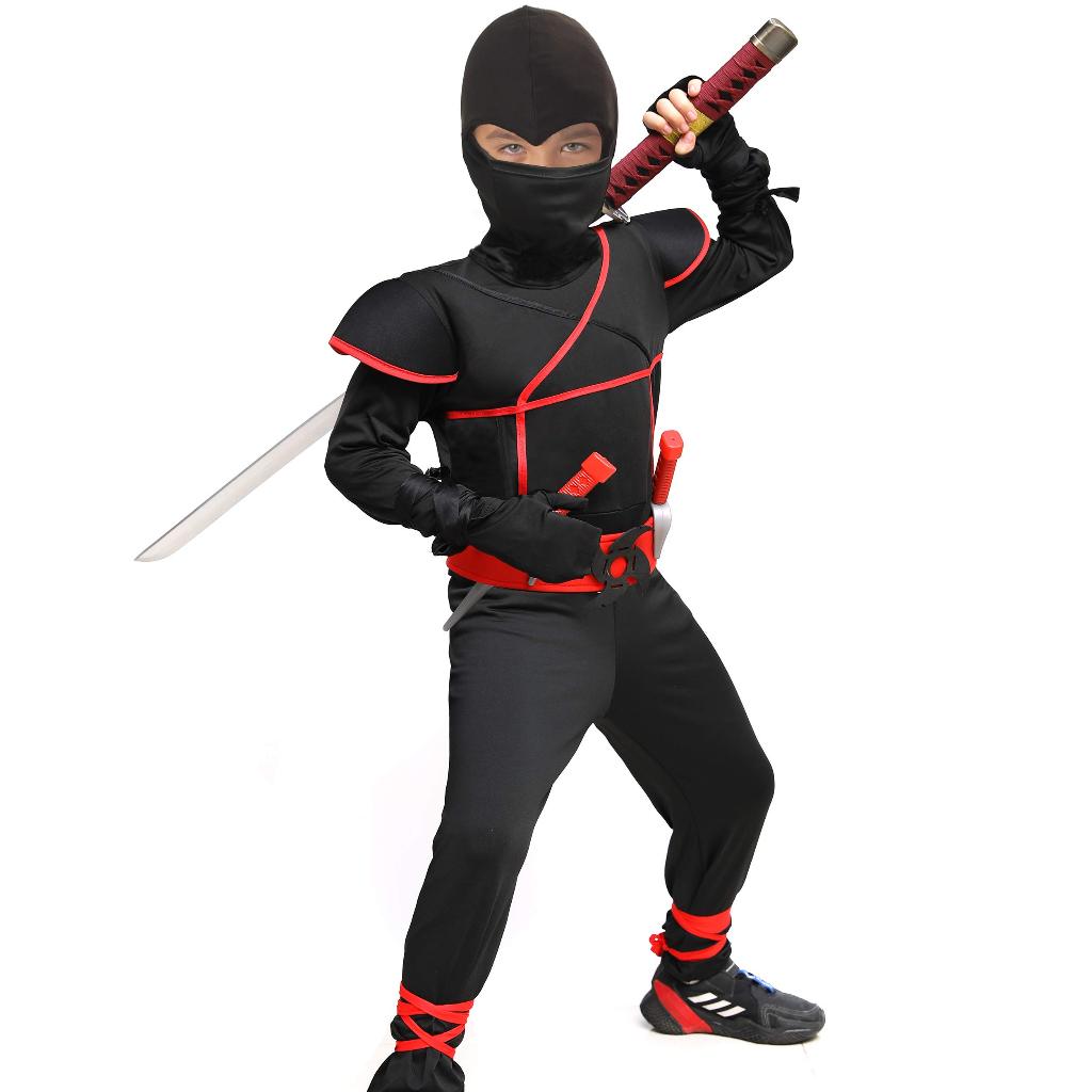 Set hoá trang cosplay ninja dragon cho bé trai bé gái nhiều mẫu