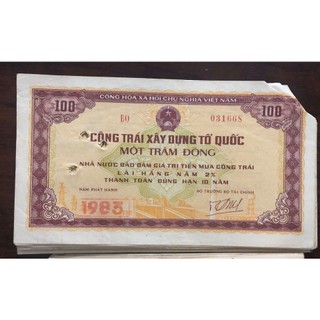 Sưu tầm Công Trái Phiếu