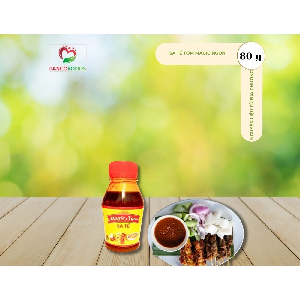 Combo 3  hũ SA TẾ TÔM MAGIC NGON