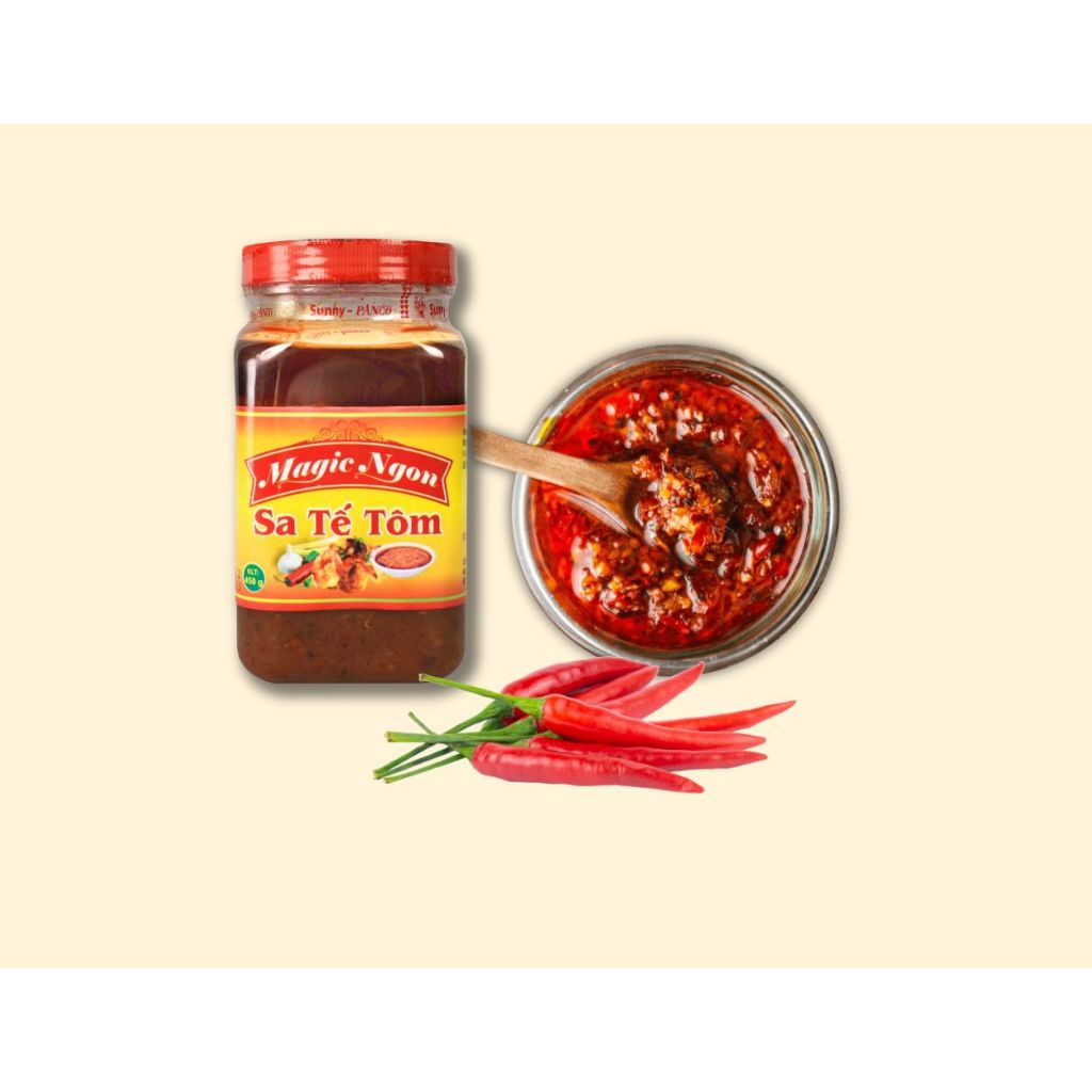 Combo 3  hũ SA TẾ TÔM MAGIC NGON