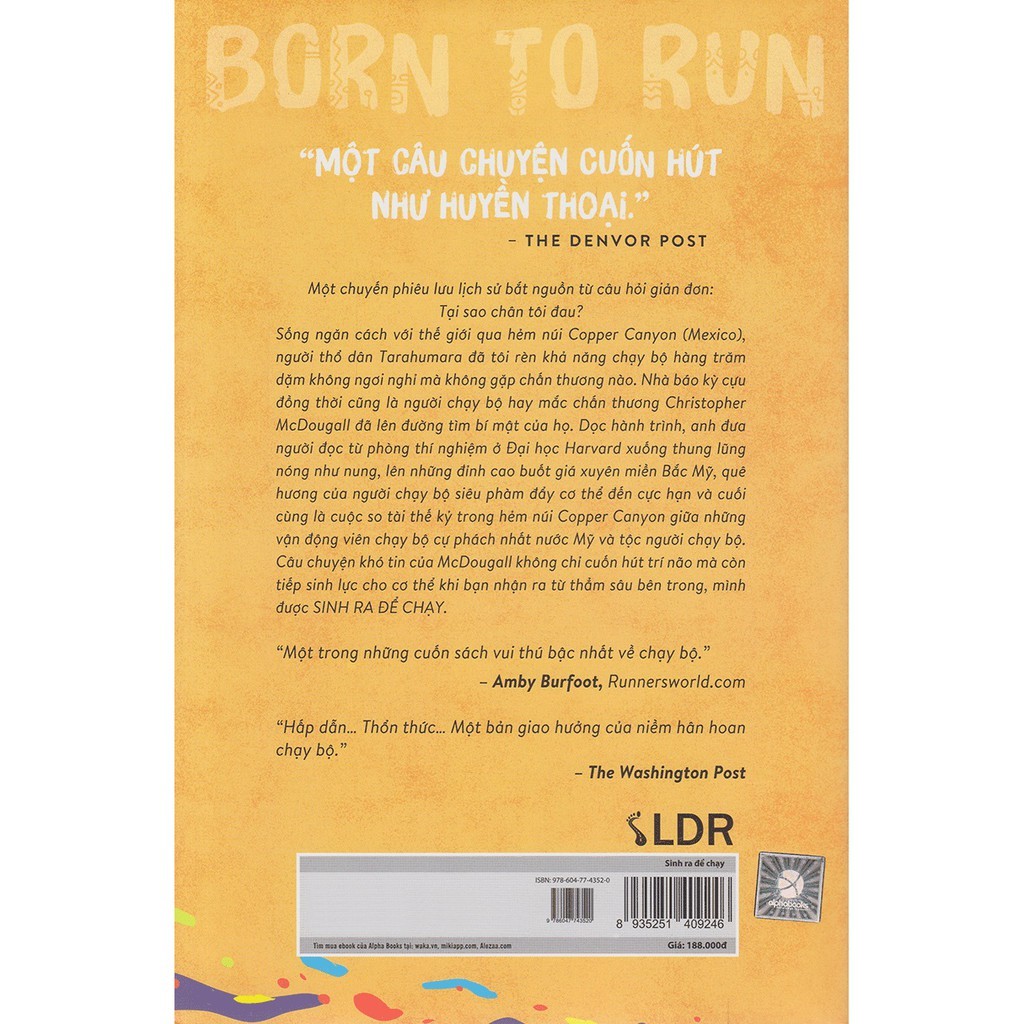 Sách - Born To Run - Sinh Ra Để Chạy
