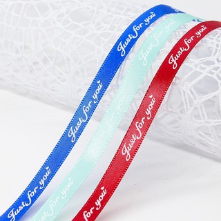 Cuộn 36 Mét Ruy Băng Lụa In Chữ Bản 1cm Lụa Đẹp