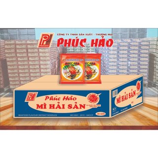 [Mua 1 thùng mì tặng 1 tô mì] Mì Hải Sản Phúc Hảo - 30 gói - 60 gr