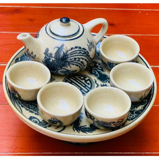 Chén thờ cúng gốm sứ Bát Tràng, ấm chén thờ, bộ chén thắp hương
