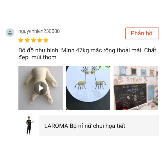 Bộ nỉ nữ chui họa tiết LAROMA | Giữ Ấm - Co Giãn - Phong Cách Thể Thao