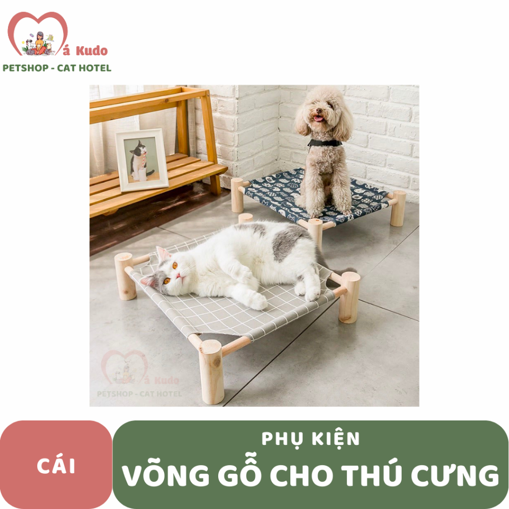 Võng gỗ cho mèo