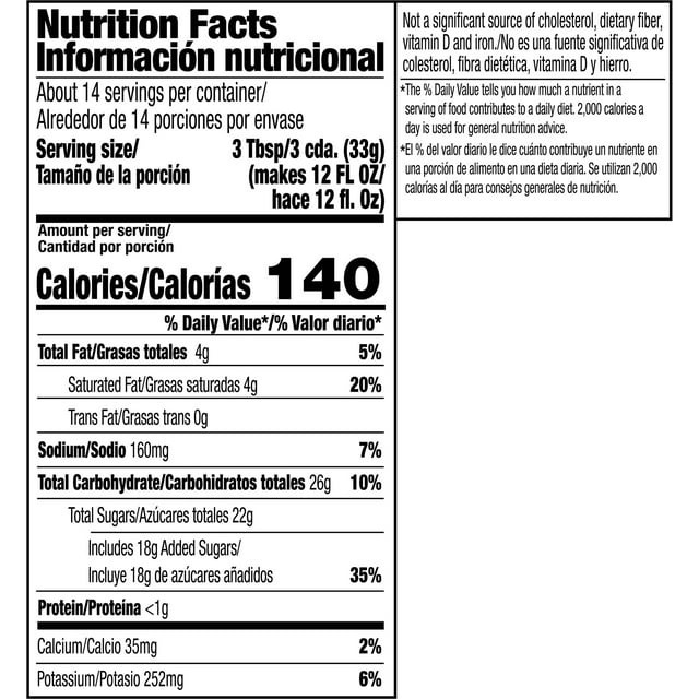 Cà phê hòa tan Folgers vị French Vanilla Cappuccino 453gr