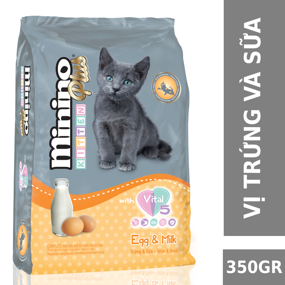Thức ăn cho mèo Minino túi 350g