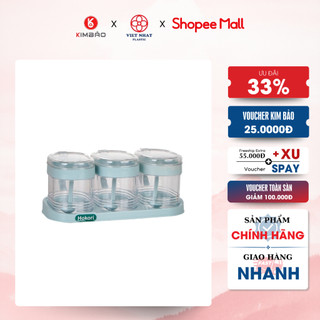 Bộ 3 lọ gia vị hokori nhựa việt nhật mã 2936