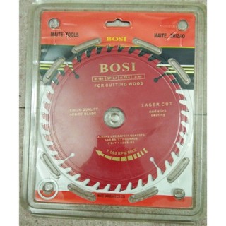 Lưỡi cưa gỗ lưỡi cắt gỗ 180mm 40 răng hiệu bosi