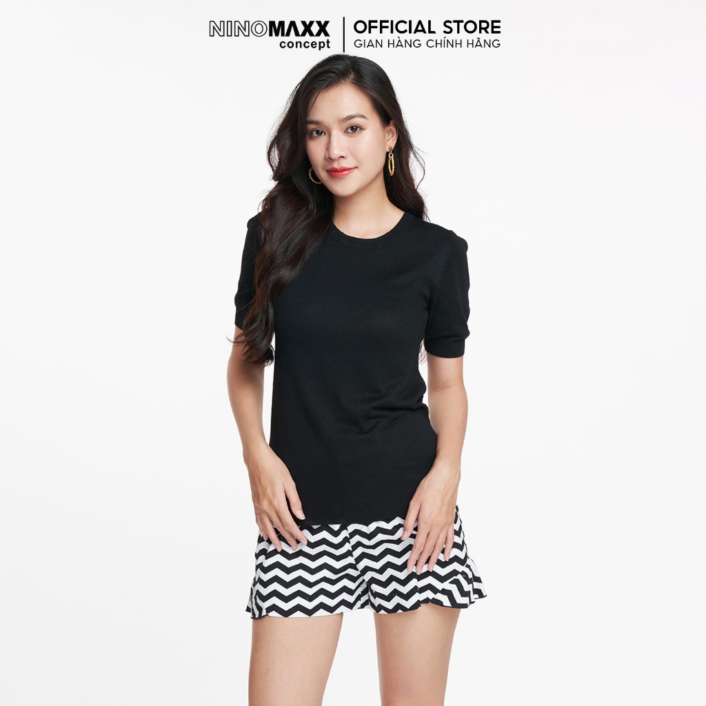 Áo sweater Basic Nữ tay ngắn N&M 1905013