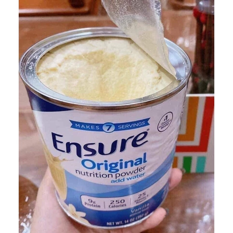 Khay 6 Lon Sữa Ensure Vani Mẫu Mới 397g Date Mới