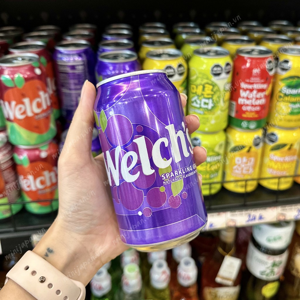 Nước soda trái cây Welch's Mỹ 355ml