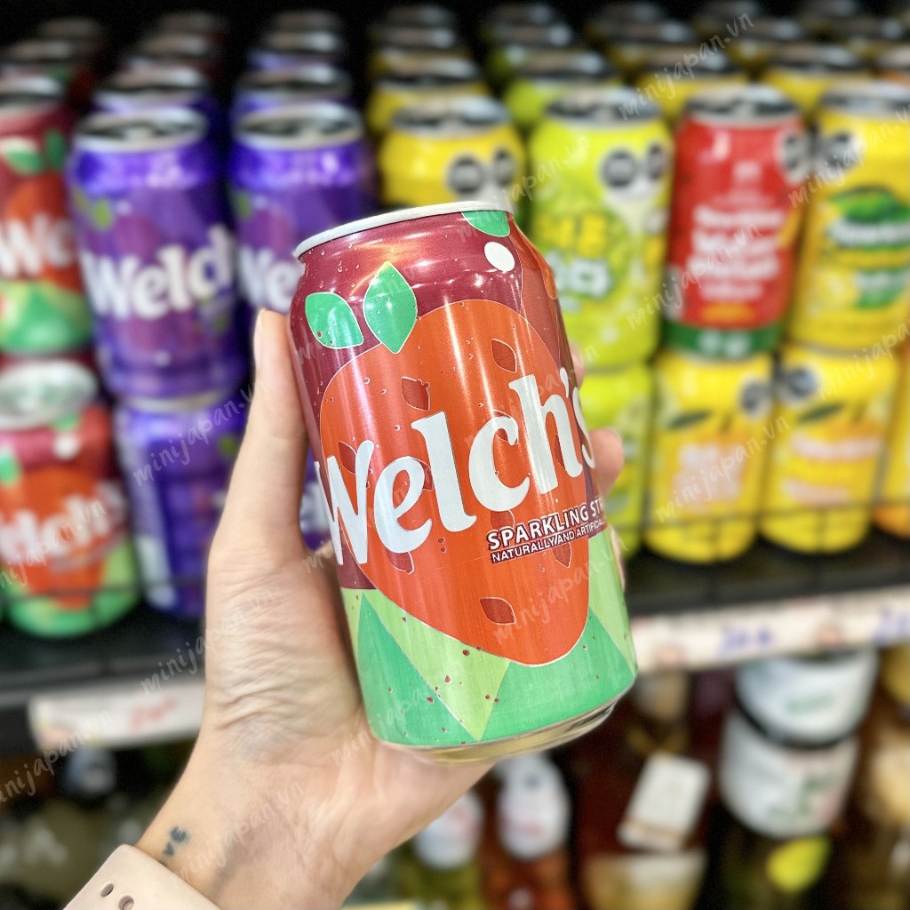 Nước soda trái cây Welch's Mỹ 355ml