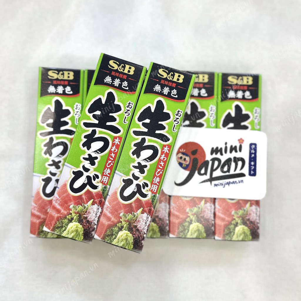 Mù tạt tươi Wasabi S&B 43g nội địa Nhật Bản