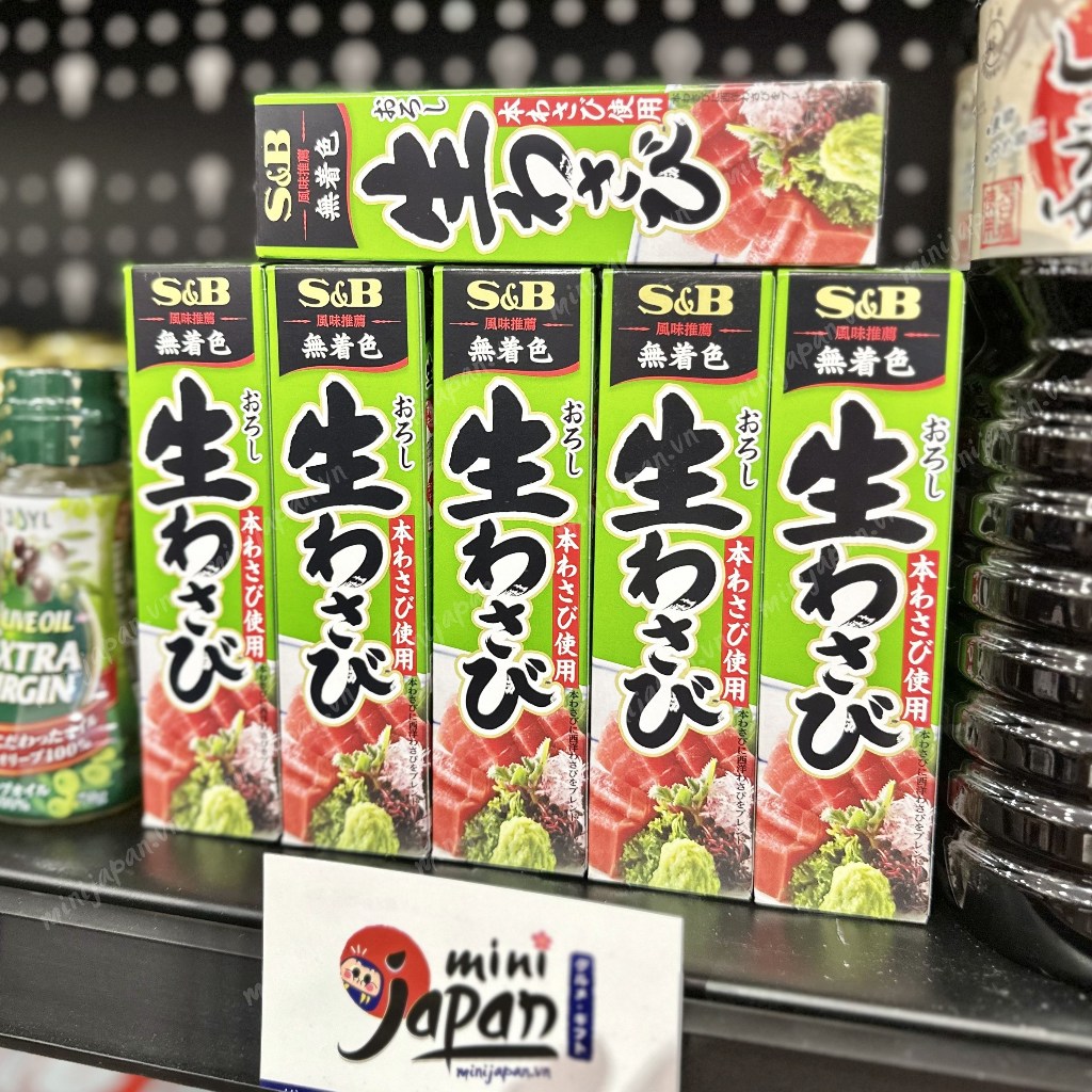 Mù tạt tươi Wasabi S&B 43g nội địa Nhật Bản