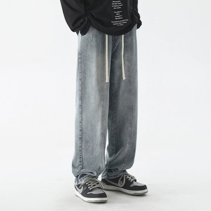 Quần jean xuông, quần jean baggy xuông nam nữ unisex hotren mới