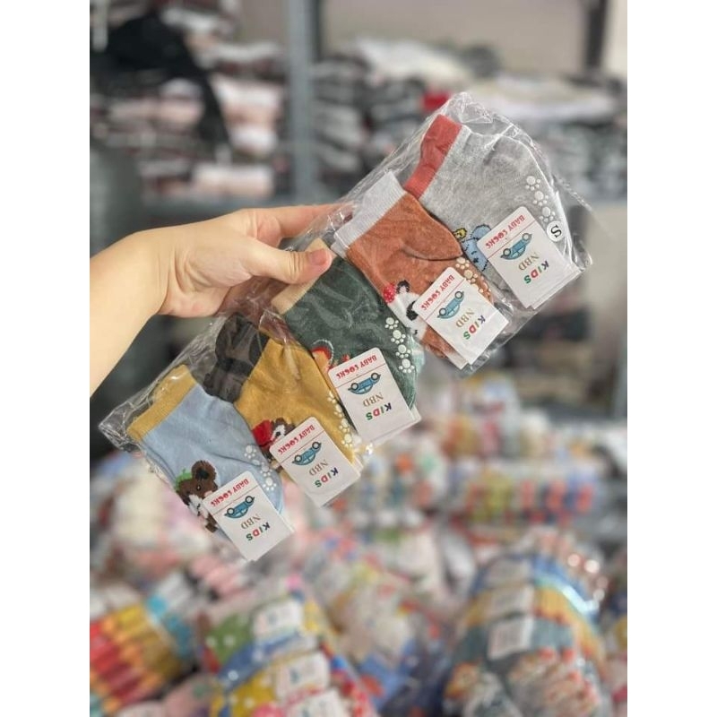 10 đôi tất chống trơn cho bé