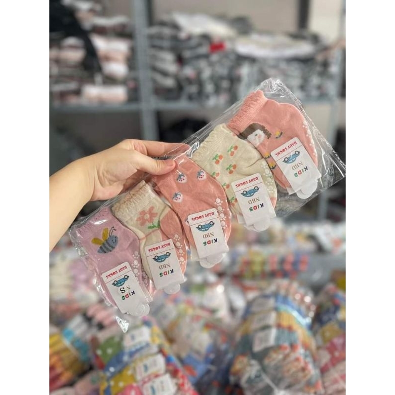 10 đôi tất chống trơn cho bé