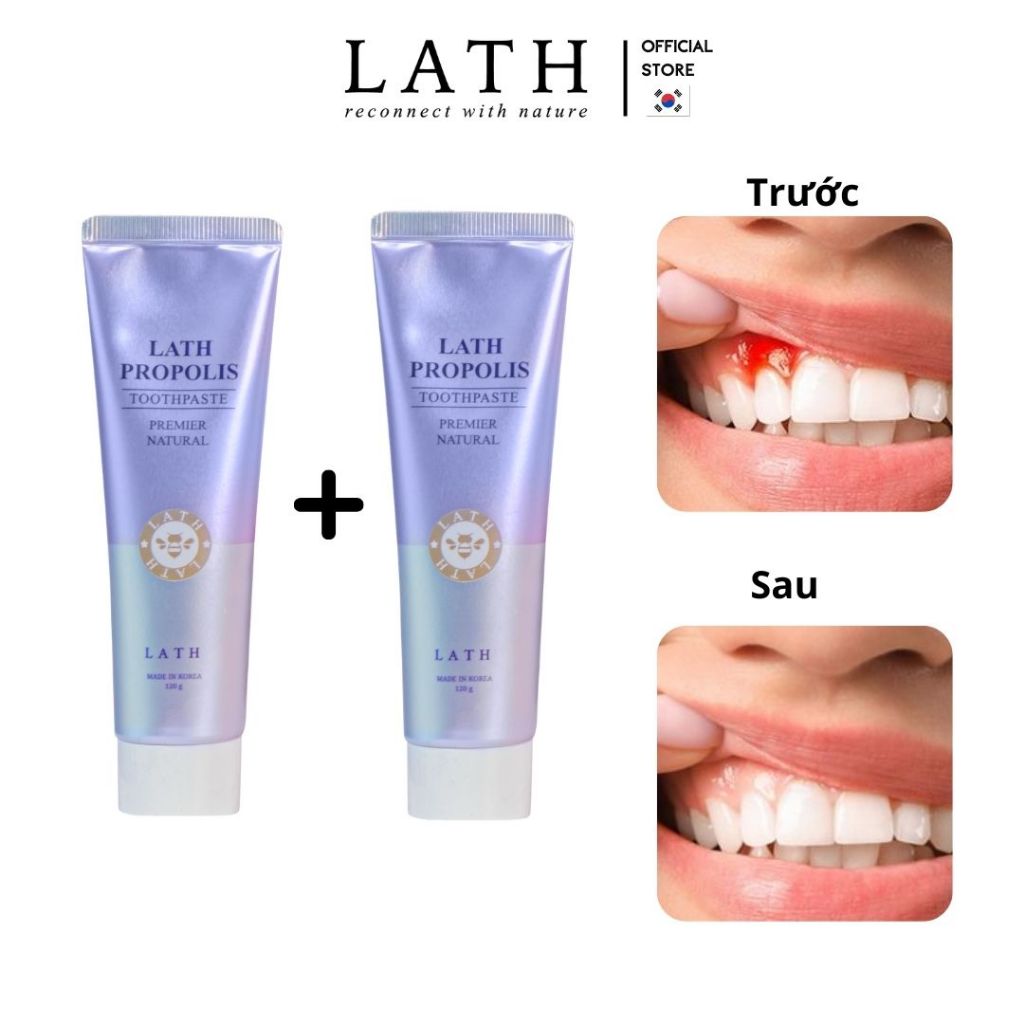 Kem Đánh Răng làm thơm miệng, giảm hôi miệng Hiệu Quả LATH PROPOLIS - 100gr Lath beauty