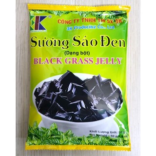 RC3K (gói ĐEN 50g) BỘT SƯƠNG SÁO ĐEN Black Grass Jelly Powder
