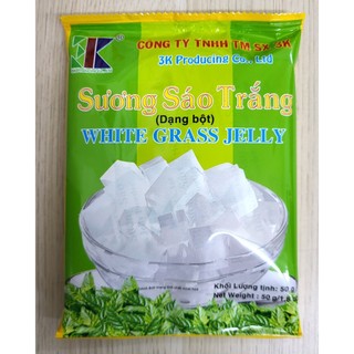 Rc3k bột sương sáo trắng white grass jelly powder