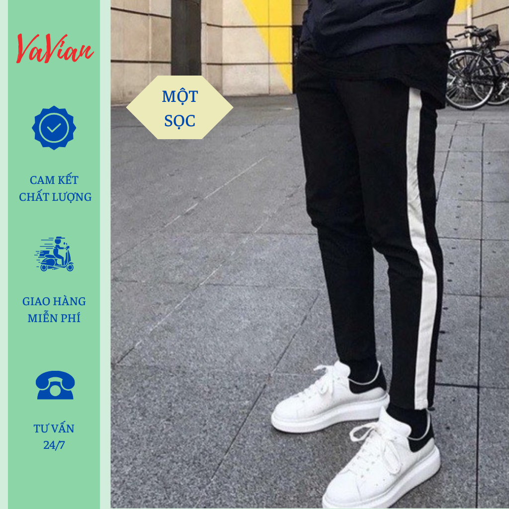 Quần thể thao nam nữ, quần jogger phong cách thể thao chất thun poly thoáng mát