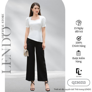Quần Dáng Suông Twill Silk LENDO Q230213