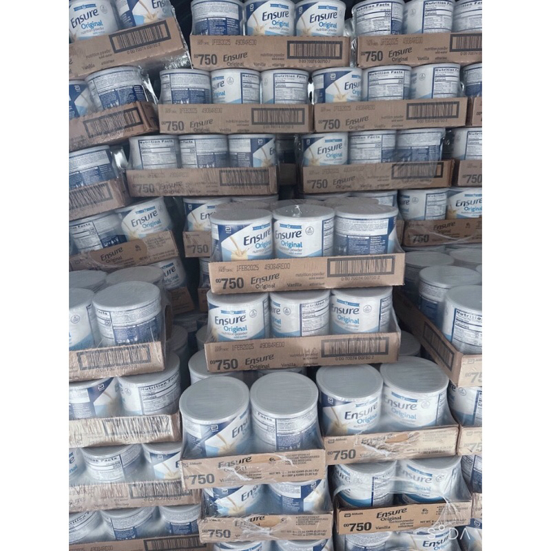 Khay 6 Lon Sữa Ensure Vani Mẫu Mới 397g Date Mới