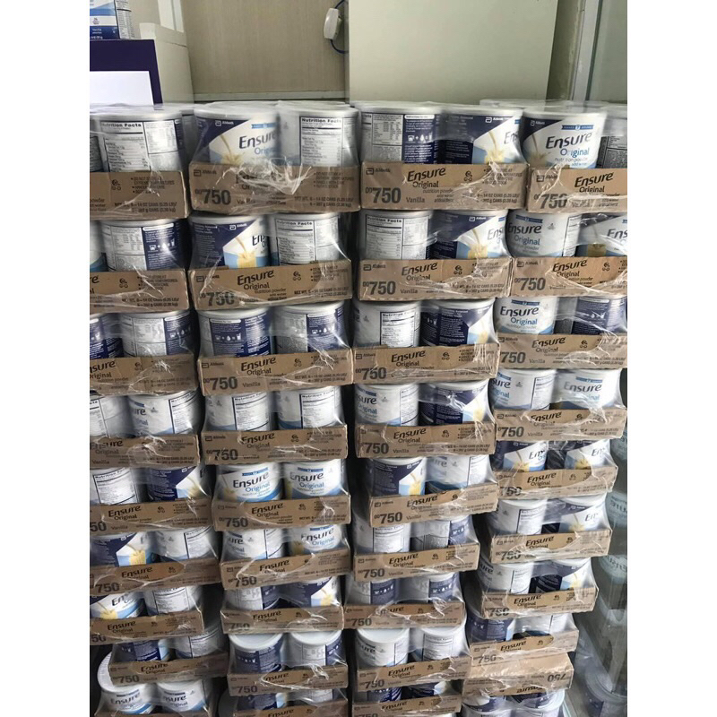 Khay 6 Lon Sữa Ensure Vani Mẫu Mới 397g Date Mới