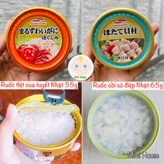 Ruốc thịt cua tuyết, ruốc cồi sò điệp Maruha Nhật