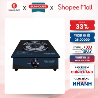 Bếp gas dương đơn kính họng thường Sunhouse SHB212KT-TIẾT KIỆM GAS – AN TOÀN SỬ DỤNG