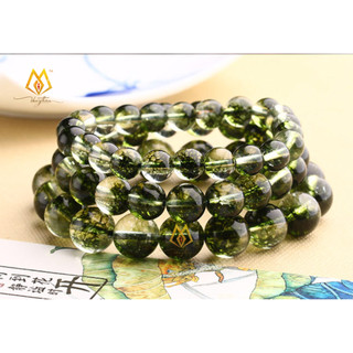 Vòng Tay Băng Ngọc Thuỷ Tảo (Moss Agate)