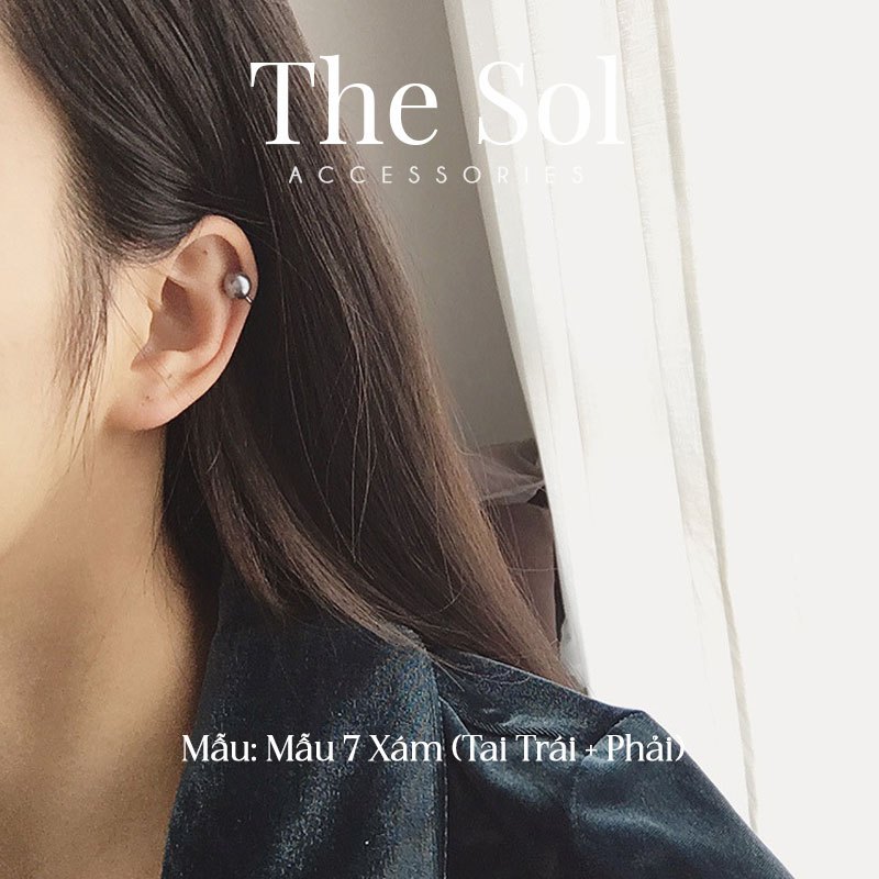 Khuyên Kẹp Vành Tai Không Cần Bấm Lỗ thesol.accessories