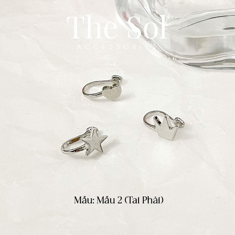 Khuyên Kẹp Vành Tai Không Cần Bấm Lỗ thesol.accessories
