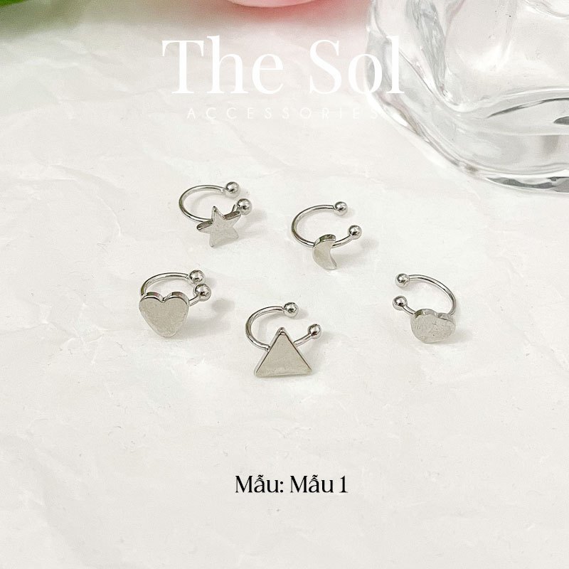 Khuyên Kẹp Vành Tai Không Cần Bấm Lỗ thesol.accessories