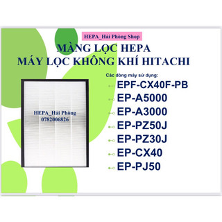 Màng lọc hepa hitachi ep-ez30, ep-cx40, ep-a3000, ep-a5000, ep-5100c