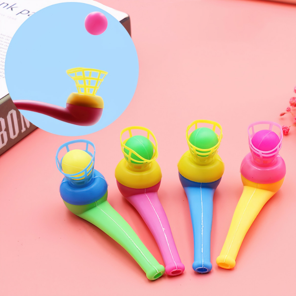Combo 10  Trò Chơi Thổi Bóng Giữ Thăng Bằng Cho Bé, -BeloveShop