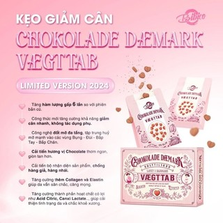 Kẹo Socola giảm cân hồng loại mạnh 20 viên