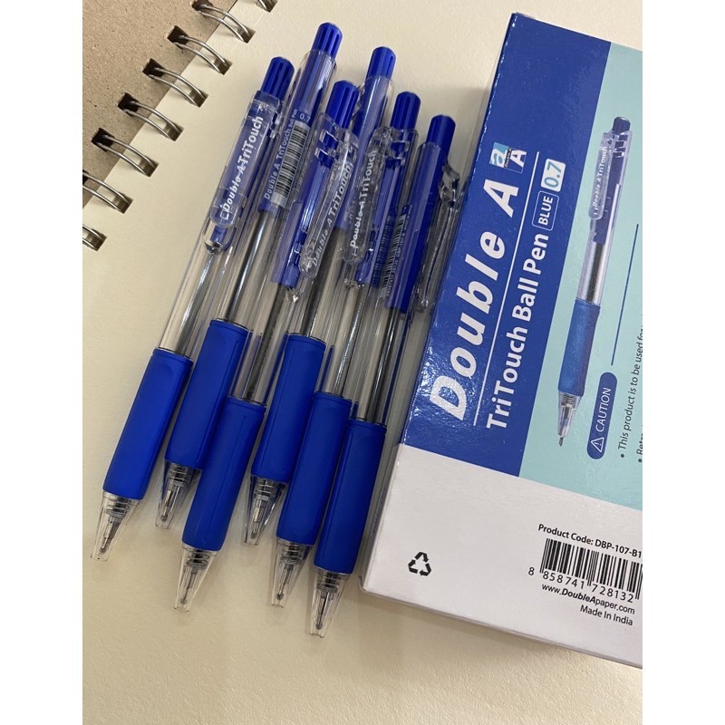 Bút Bi Double A Tritouch DBP-107 nét 0.7mm (Bút ngòi nhỏ)