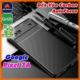 [Ảnh Thật] Ốp Lưng Google Pixel 7A AutoFocus Vân 3D Carbon Chống Sốc